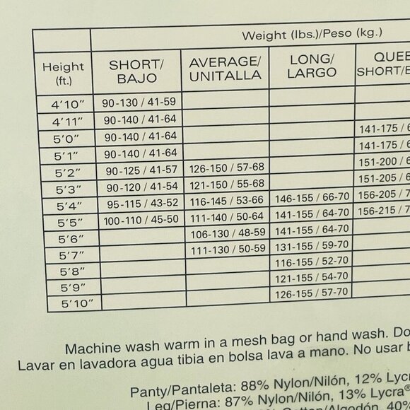 JCPenney Worthington Sheer Caress Pantyhose Long Navy Control Top Vintage - Picture 5 of 5